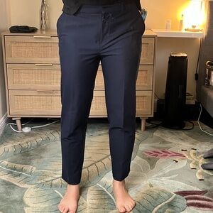 Comptoir des Cotonniers navy blue angle length pants size small